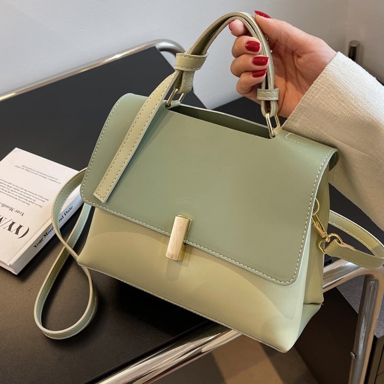 Midlenya ženska torbica PU s teksturiranom površinom, mala kvadratna torbica za ljeto, za rame ili crossbody