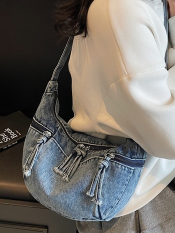Ženska denim crossbody torba, 2025 novi model, svakodnevna i svestrana