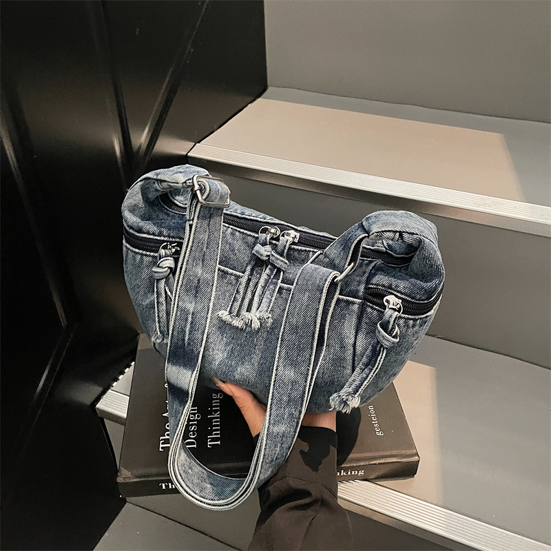 Ženska denim crossbody torba, 2025 novi model, svakodnevna i svestrana