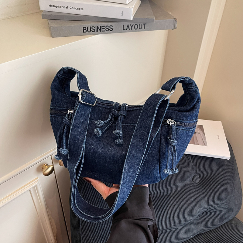 Ženska denim crossbody torba, 2025 novi model, svakodnevna i svestrana