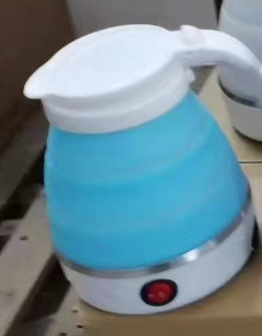 Fierbător electric pliabil din silicon, 0,6 L, oprire automată, pentru călătorii, cadou pentru studenți