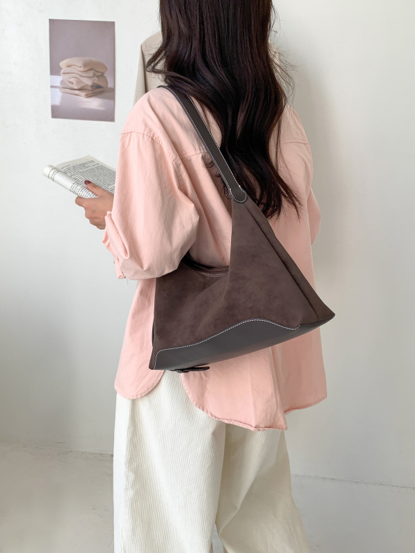 Ženska torbica s jednim ramenom, crossbody s patchwork dizajnom, velika kapaciteta, moderna i jedinstvena, visokog kvaliteta za svakodnevnu upotrebu