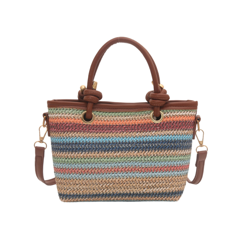 Ljetna moderna ženska torbica s naglašenim minimalističkim dizajnom, kompaktna tote crossbody torba