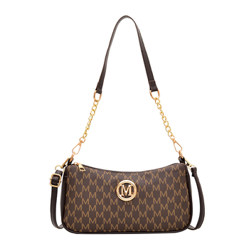 Crossbody torba u obliku polumjeseca s otiskom slova, mala torba za ramena