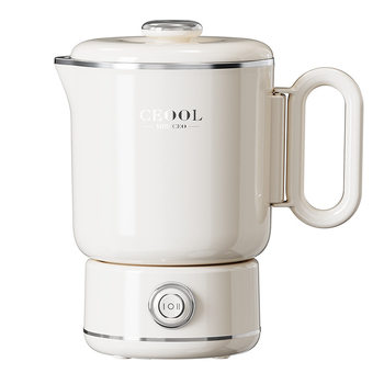 Ceool Fierbător electric portabil din oțel inoxidabil, 800 ml, pentru casă și călătorii