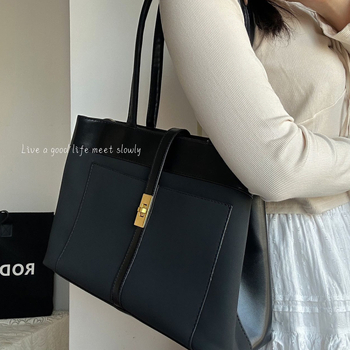 Ženska torba velikog kapaciteta – tote stil, retro, preko ramena