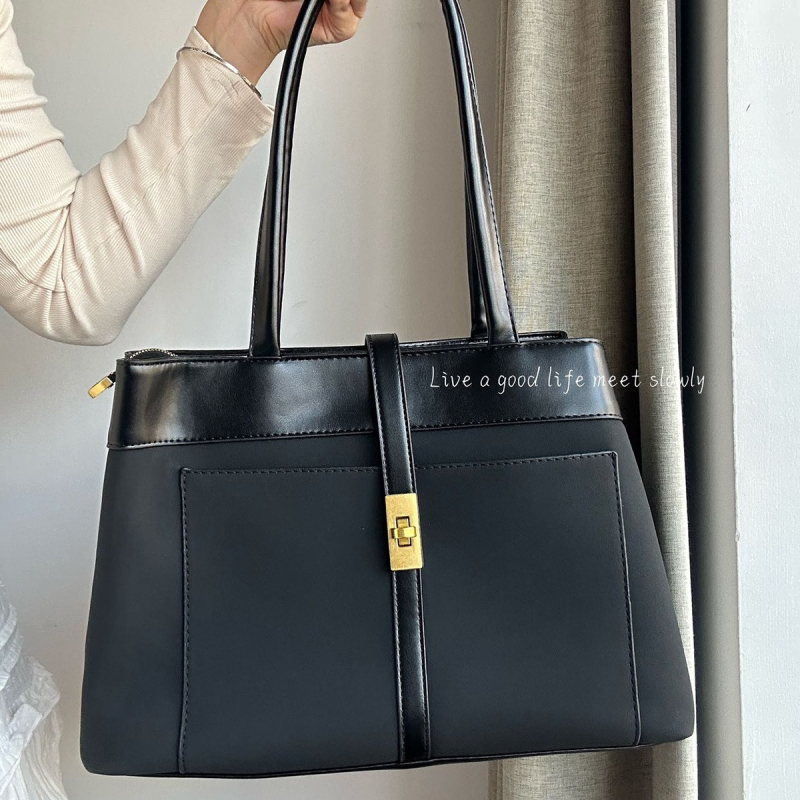 Ženska torba velikog kapaciteta – tote stil, retro, preko ramena