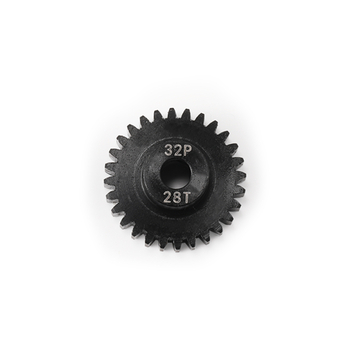 Monolit acélból készült egyenes fogaskerék, 32P, Ø5,0 mm furat, 11–31 fog, fekete felülettel, 1/10 RC autó motorhoz
