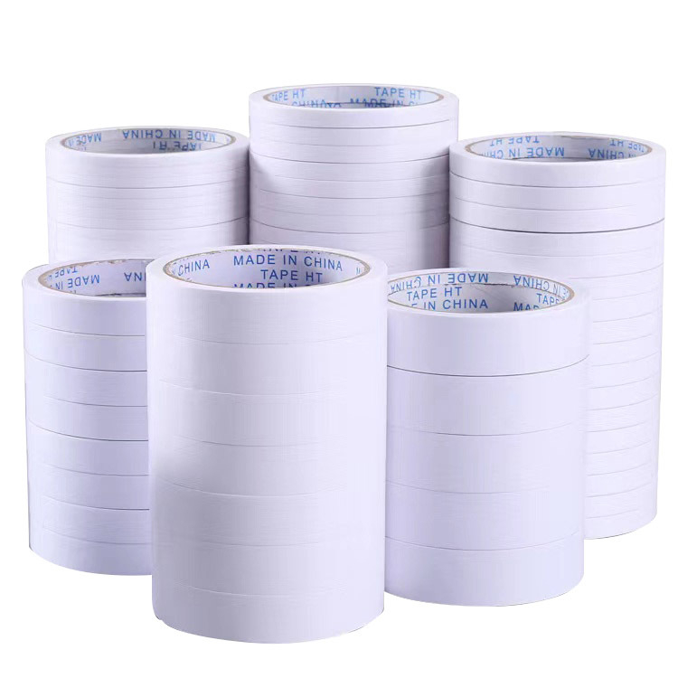 Bandă dublu-adezivă pentru birou, subțire, 10 mm lățime, 12 m lungime, aderență ridicată