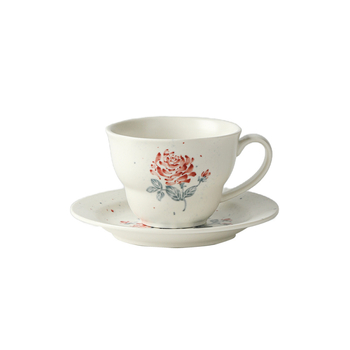 Set de cești și farfurioare de cafea în stil european, latte art, pentru ceai de după-amiază, ceramică mată