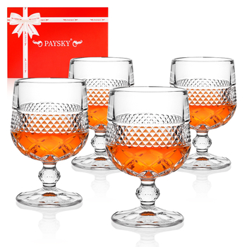 Pahare noi din cristal de înaltă calitate pentru brandy și whisky, pentru uz casnic, cu picior scurt și picior lung – accesorii de bar creative