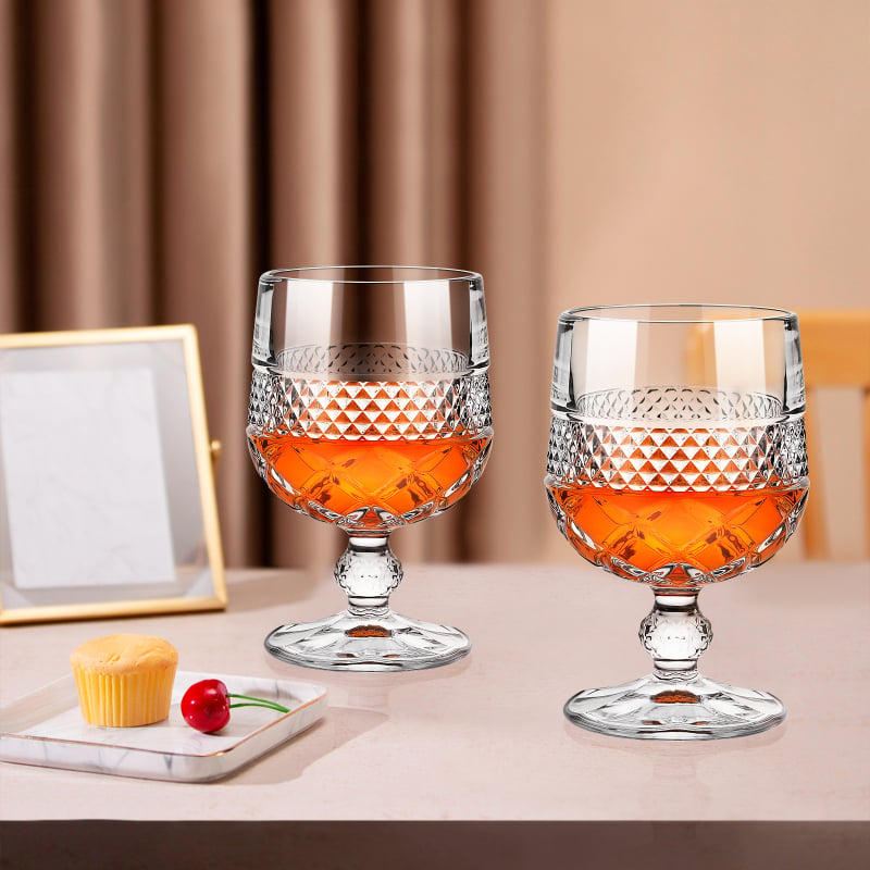 Pahare noi din cristal de înaltă calitate pentru brandy și whisky, pentru uz casnic, cu picior scurt și picior lung – accesorii de bar creative