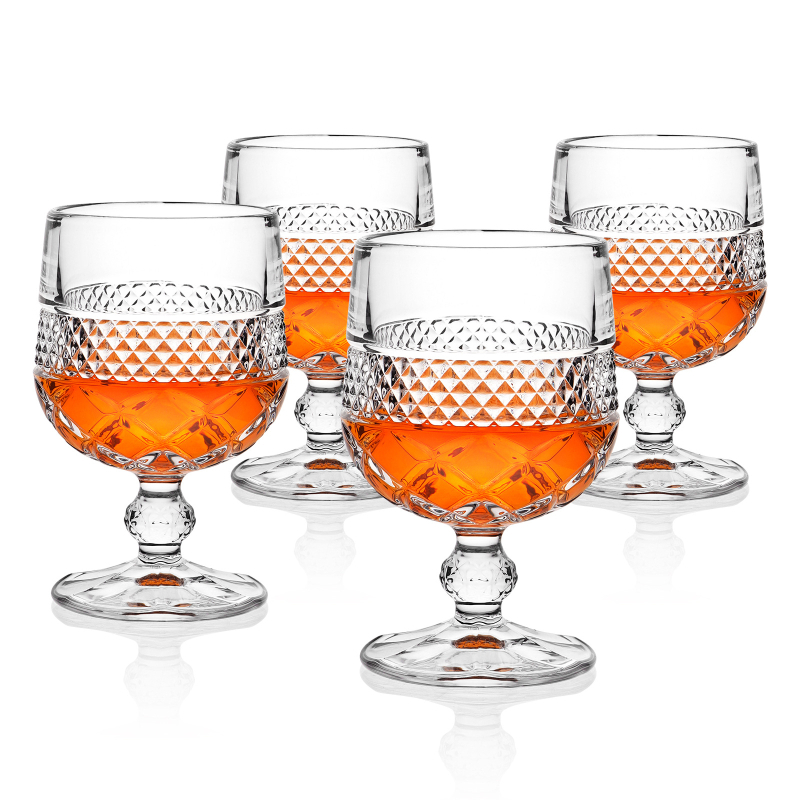 Pahare noi din cristal de înaltă calitate pentru brandy și whisky, pentru uz casnic, cu picior scurt și picior lung – accesorii de bar creative