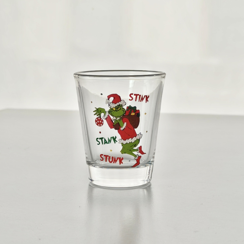 55ml/60ml Cupe de soju în stil coreean, pahar din sticlă, 2oz, cadou de călătorie – suvenir