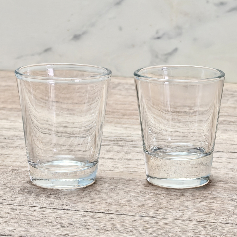 55ml/60ml Cupe de soju în stil coreean, pahar din sticlă, 2oz, cadou de călătorie – suvenir