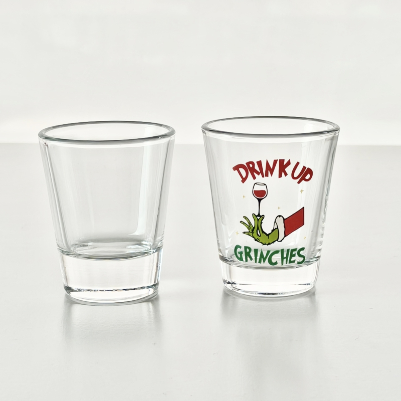 55ml/60ml Cupe de soju în stil coreean, pahar din sticlă, 2oz, cadou de călătorie – suvenir