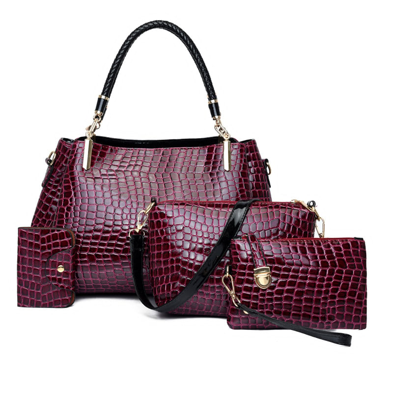PU kožna torbica s krokodilskim uzorkom, ženska crossbody torbica, sve sezone, klasična i elegantna