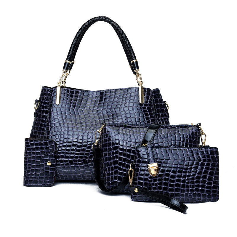 PU kožna torbica s krokodilskim uzorkom, ženska crossbody torbica, sve sezone, klasična i elegantna
