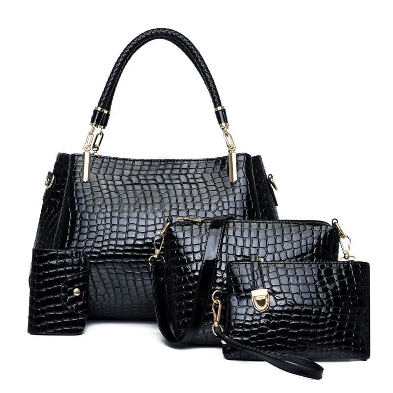 PU kožna torbica s krokodilskim uzorkom, ženska crossbody torbica, sve sezone, klasična i elegantna