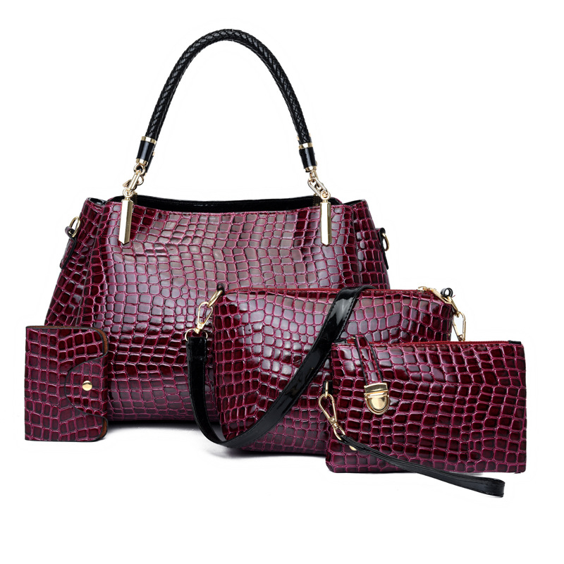 PU kožna torbica s krokodilskim uzorkom, ženska crossbody torbica, sve sezone, klasična i elegantna