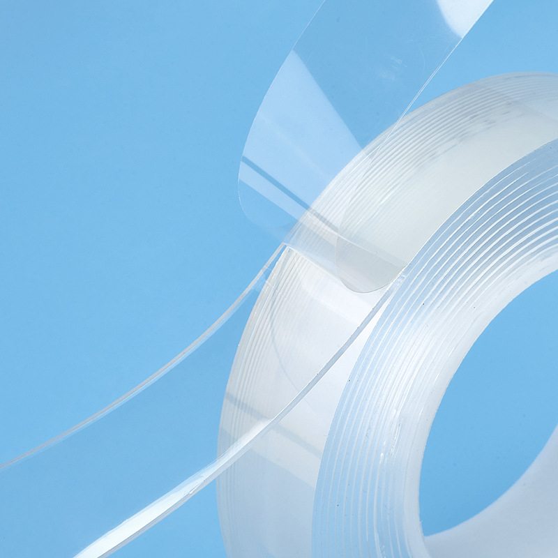 Qixin NM3031 bandă nano cu dublă față, 30mm × 3m, grosime 1mm, transparentă, pentru uz casnic și birou