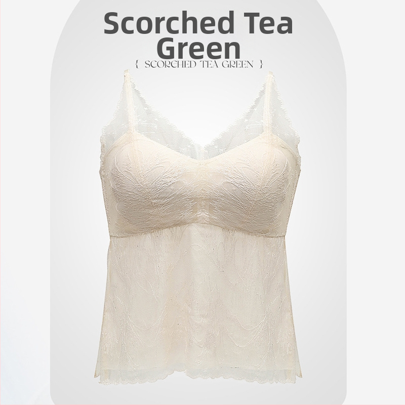 Podprsenka z hodvábnej čipky z mulberry silk s dizajnom na chrbte, francúzsky štýl, bez výstuže, plný košíček