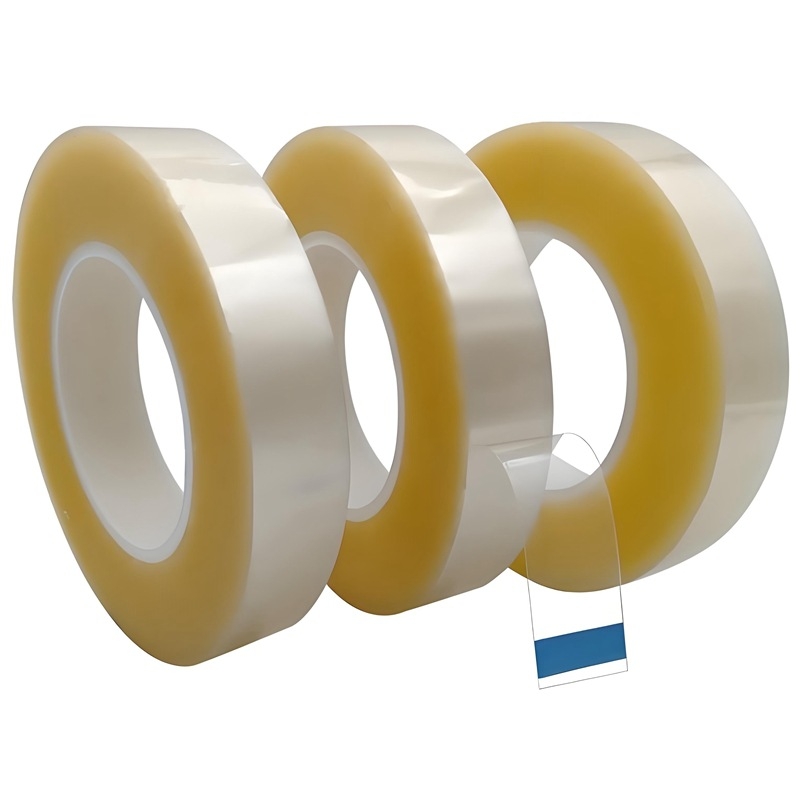 Bandă PET transparentă pentru ambalare, aderență înaltă și zgomot redus, sigilare și ambalare, tăiere die-cut pentru eliminarea deșeurilor, film detașabil, plasture adeziv