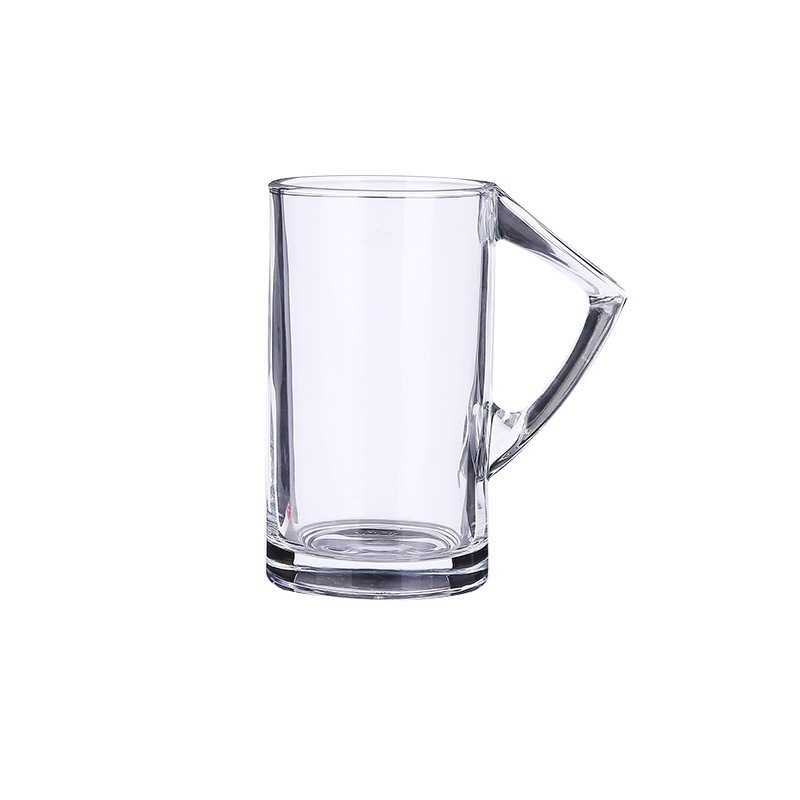 Set de cești de cafea din sticlă cu farfurie și mâner, ceașcă de lapte rezistentă la căldură, ceașcă de ceai cu flori pentru uz casnic