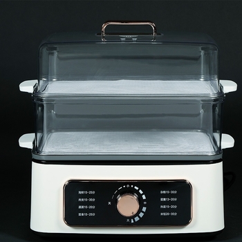 Aburitor electric cu două niveluri, 22 L, oțel inoxidabil, uz casnic
