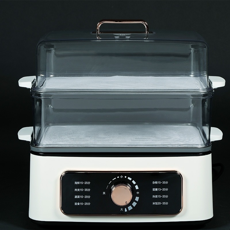 Aburitor electric cu două niveluri, 22 L, oțel inoxidabil, uz casnic