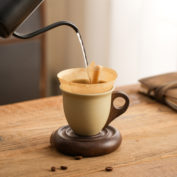 Set de cești de cafea în stil retro, elegante pentru latte și ceai de după-amiază, din ceramică stoneware, cadou pentru uz casnic și comercial