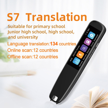 S7 Versiune internațională: stilou de scanare cu traducere și dicționar, scanare arabă, 134 de limbi