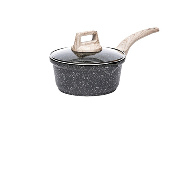 Oală de lapte cu piatră Maifan, antiaderentă, din aliaj de aluminiu, pentru hrana bebelușilor, compatibilă cu plite cu inducție și aragaz