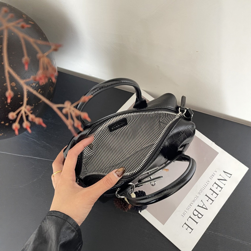 Oubena ženska torba 2025 – nova trend Kelly torba, crossbody, platina boja, velika torba za rame