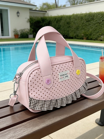 Ženska torba u casual baletnom stilu s crossbody naramenicom, Boston silueta, elegantna