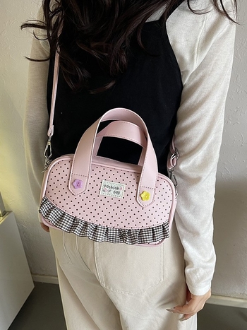 Ženska torba u casual baletnom stilu s crossbody naramenicom, Boston silueta, elegantna