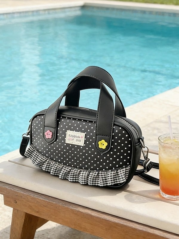Ženska torba u casual baletnom stilu s crossbody naramenicom, Boston silueta, elegantna