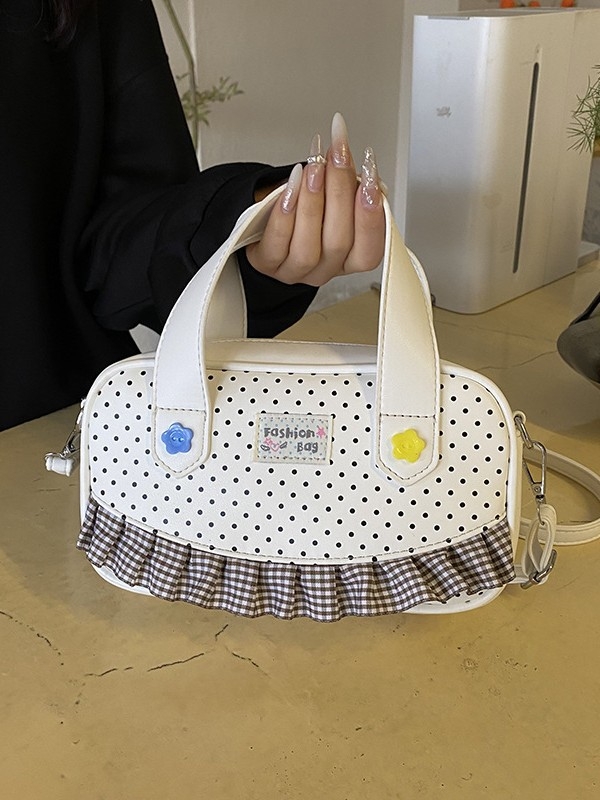 Ženska torba u casual baletnom stilu s crossbody naramenicom, Boston silueta, elegantna
