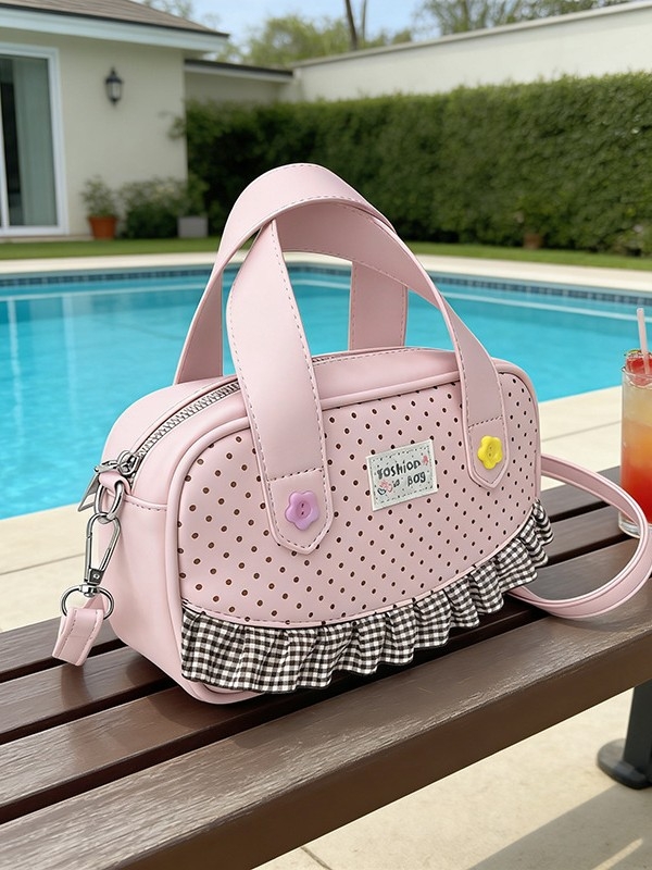 Ženska torba u casual baletnom stilu s crossbody naramenicom, Boston silueta, elegantna