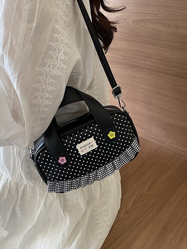 Ženska torba u casual baletnom stilu s crossbody naramenicom, Boston silueta, elegantna