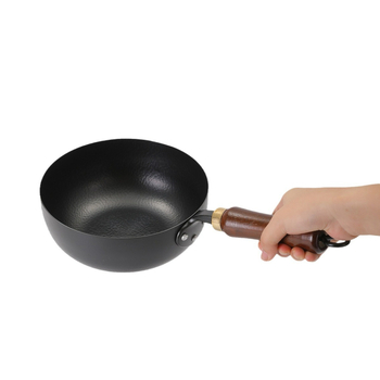 Oală mică din fontă, turnată manual, pentru porții individuale, oală pentru ouă și friptură, capac din sticlă, design minimalist modern