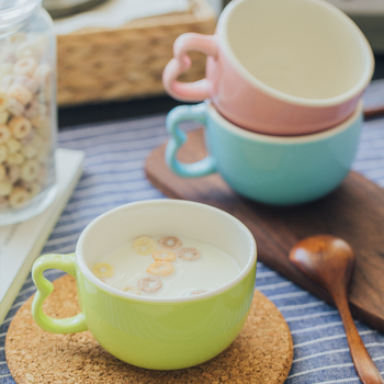Cană de cafea cu farfurie în stil european, cană ceramică pentru latte art, set cappuccino în stil italian