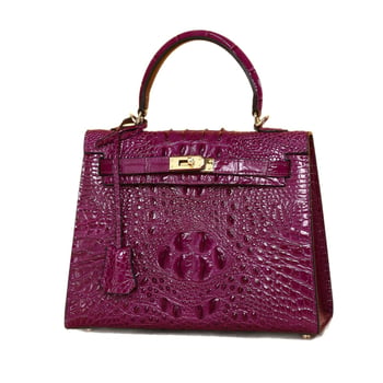 Ženska torbica s uzorkom krokodilske kosti, klasičan dizajn, torba preko ramena i crossbody, modern i svestran Kelly stil torbe, vrhunska vanjska torba