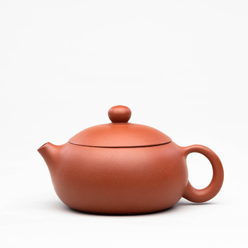 Ceainic Yixing din lut mov – stil plat Xi Shi, din minereu brut, set de ceai în cutie cadou, pictat manual