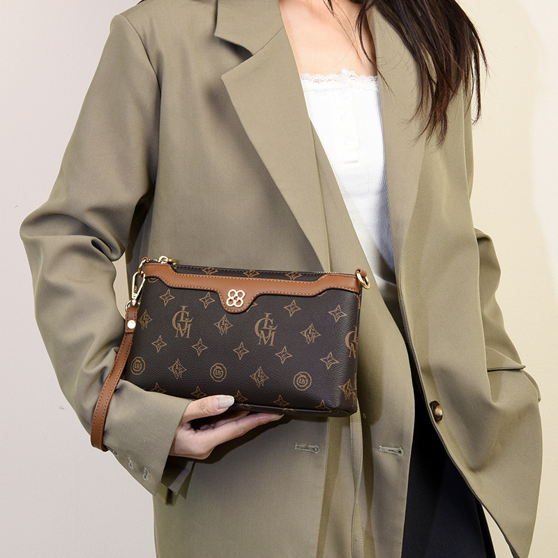 Ženska crossbody i clutch torbica, 2025 novi dizajn s otiskom, mala veličina, elegantna i svestrana