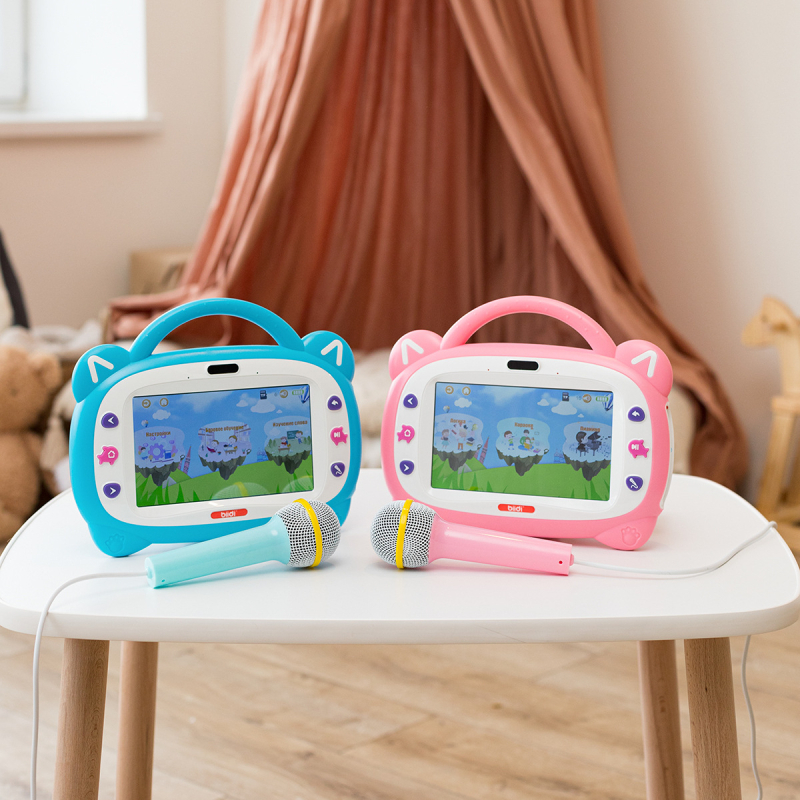 7-inčni tablet za djecu s ranim obrazovanjem i inteligentnim karaokeom, 8GB memorije, dodirni zaslon, punjiva baterija, podržava do 32GB vanjske memorije, za djecu 4–6 godina.
