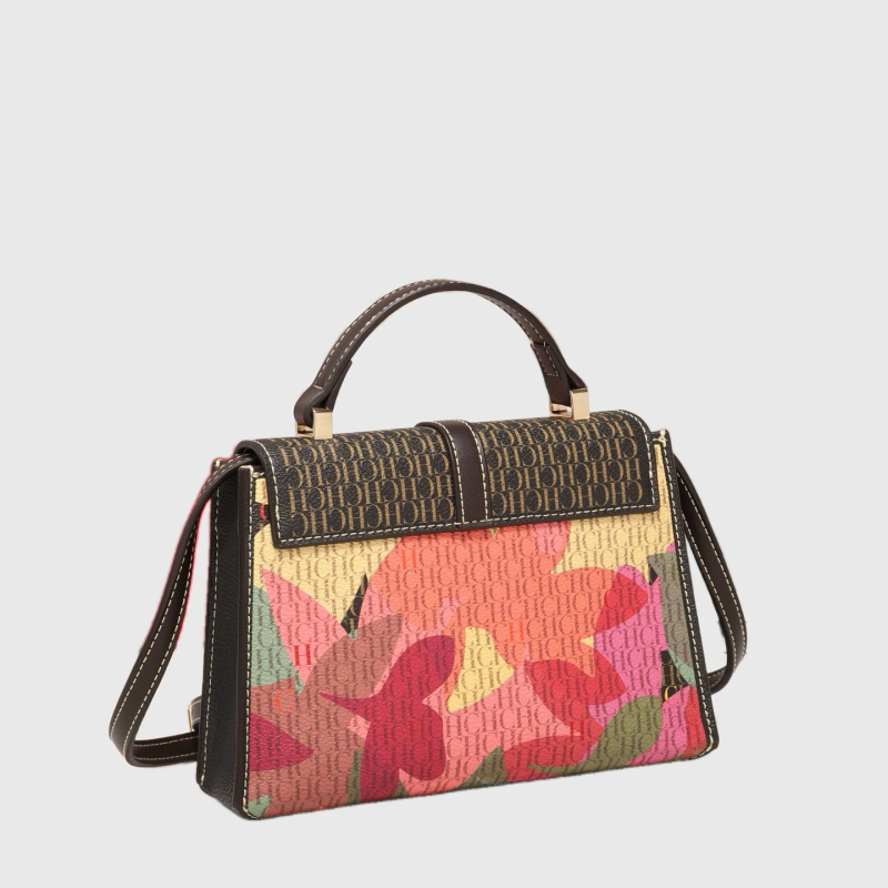 CHHC Ženska crossbody torba, mala kvadratna, s preklopom, retro stil, svestrana
