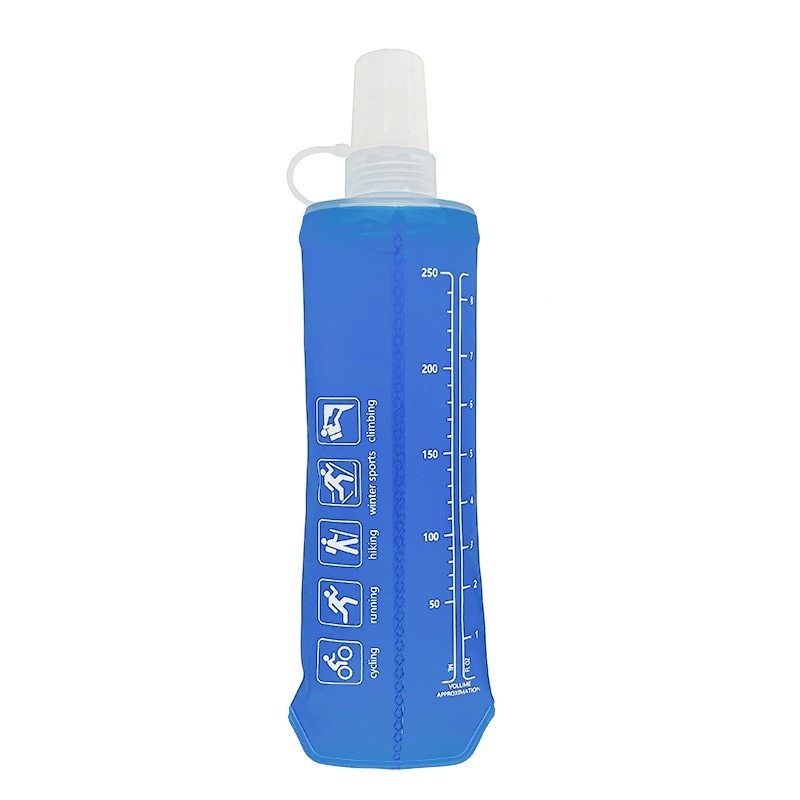 2026 novi model: TPU sklopiva boca za vodu, 250 ml, za planinarenje, kampiranje i vožnju biciklom