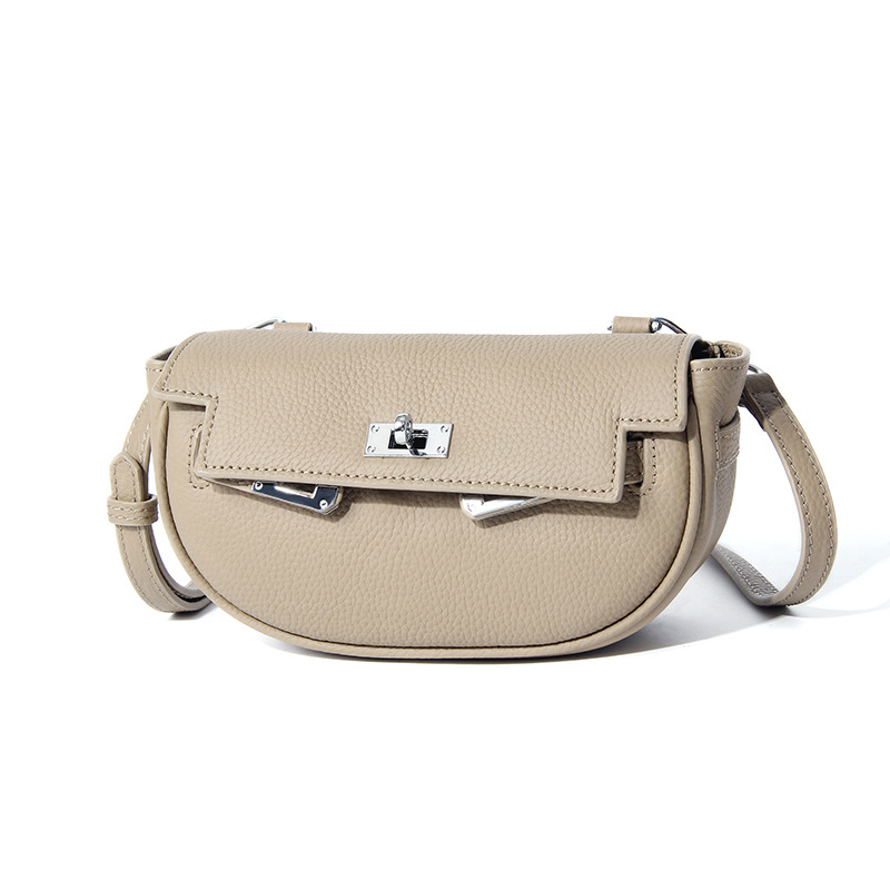 Nova ženska crossbody torbica od kože gornjeg sloja, ljeto, vrhunska nišna moda, svestrana torbica preko ramena