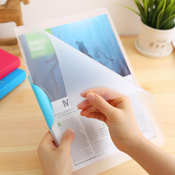 Folder rotativ cu clemă de depozitare, dosar transparent pentru rapoarte, format A4, model EQ321, clemă cu tijă, capac A5, format B5